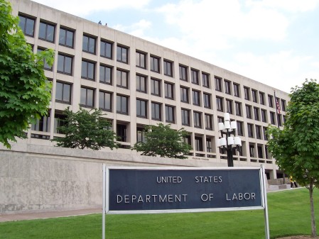 US Department of Labor building